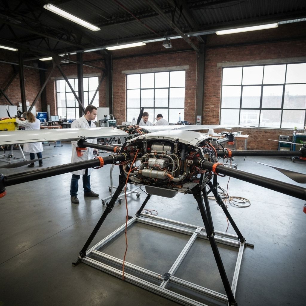 Drone Retrofitting - Service hydrogen-powered drone with Any drone model, H2 power system, Full conversion